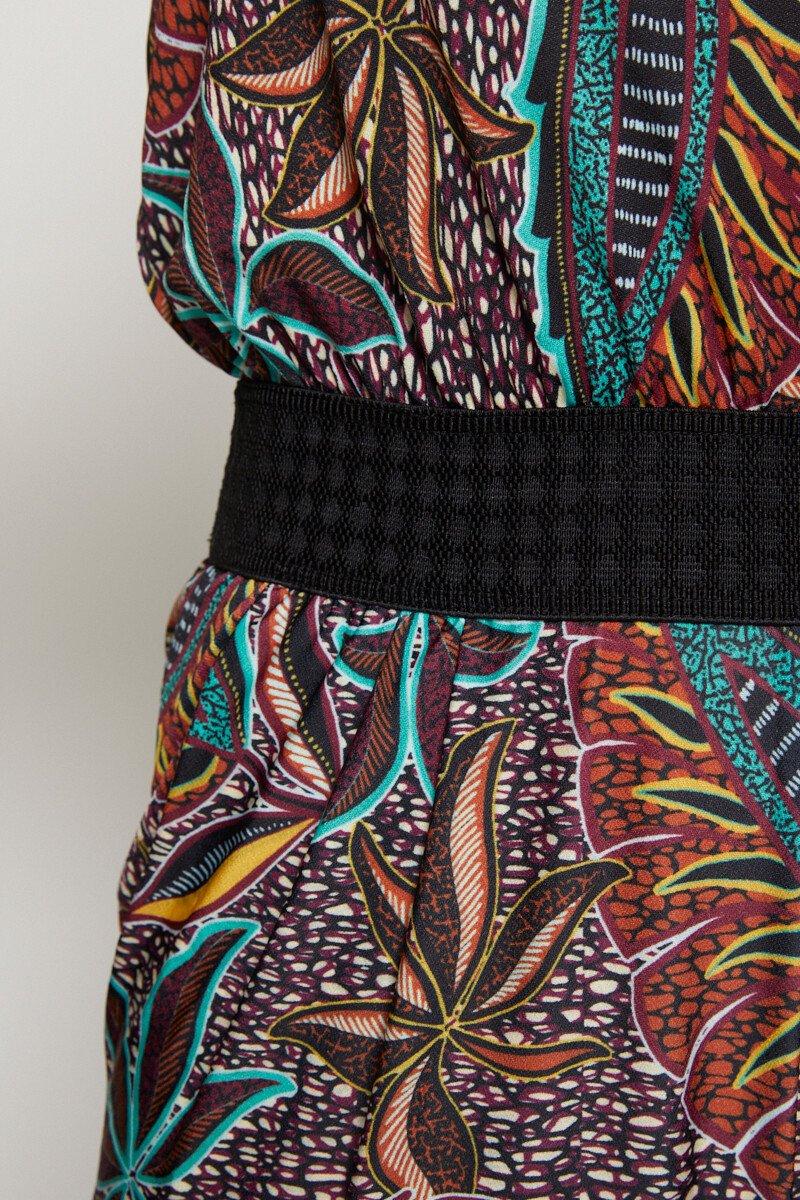 Traje_pantalón_de_punto_elástico_Tomette_y_verde_DE2_slim