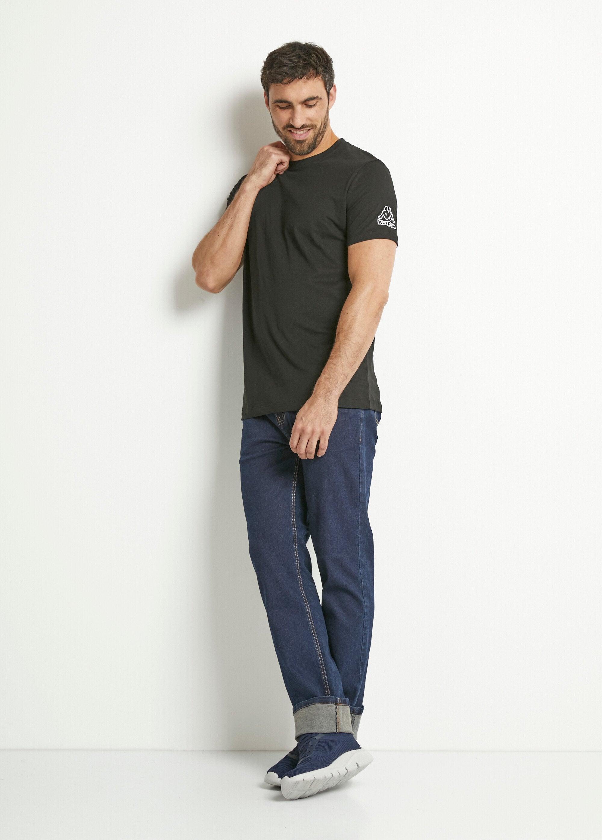 Pack_de_2_camisetas_con_logo_y_cuello_redondo_lote_negro_2_SF1_slim