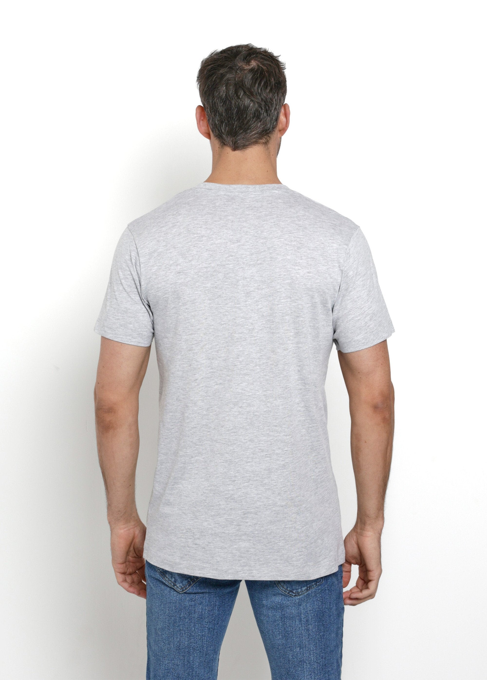 Camisetas_de_manga_corta_con_cuello_en_V_a_juego_Negro_a_juego_DO1_slim