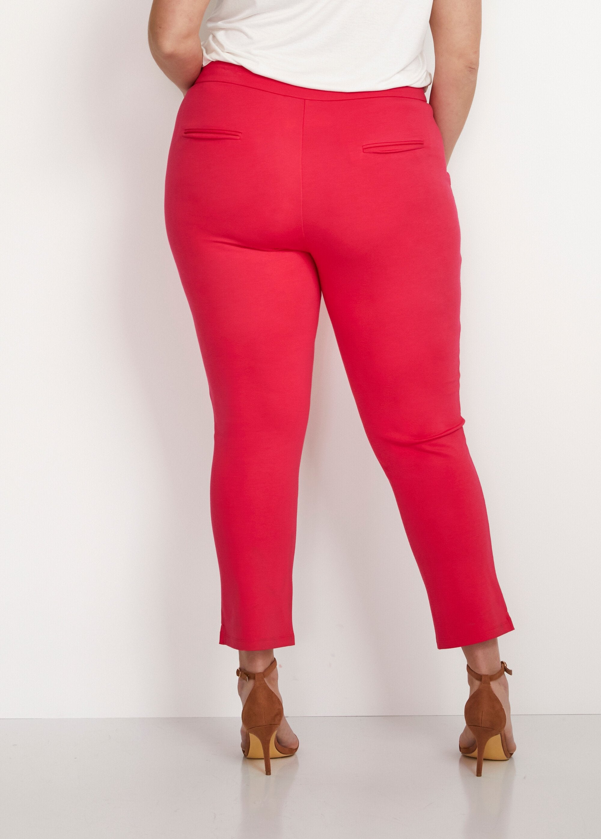 Pantalón_recto_7/8_de_malla_Milano_Rosa_DO1_curvy