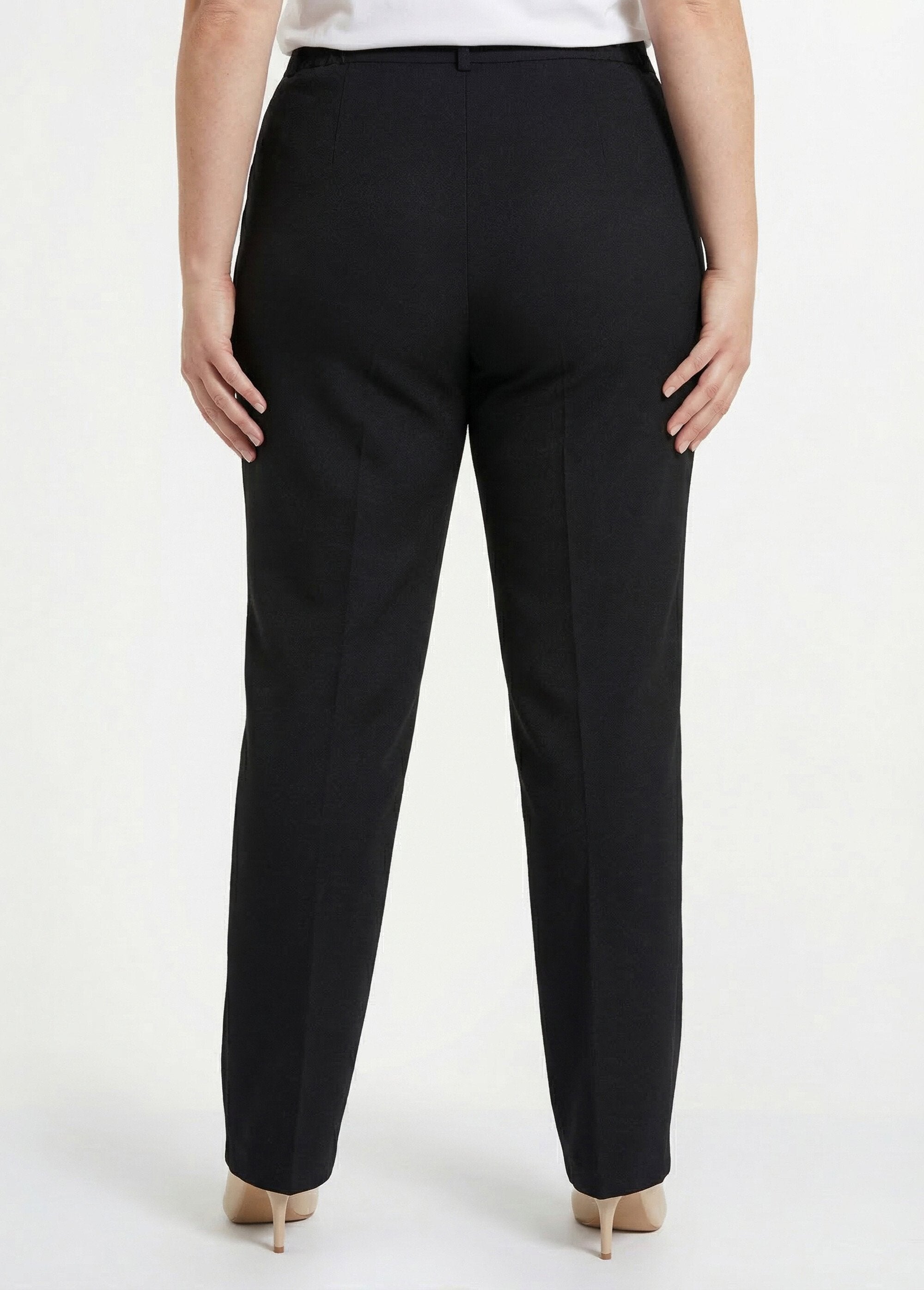 Pantalón_recto_liso_con_cintura_semielástica_Negro_DO1_curvy