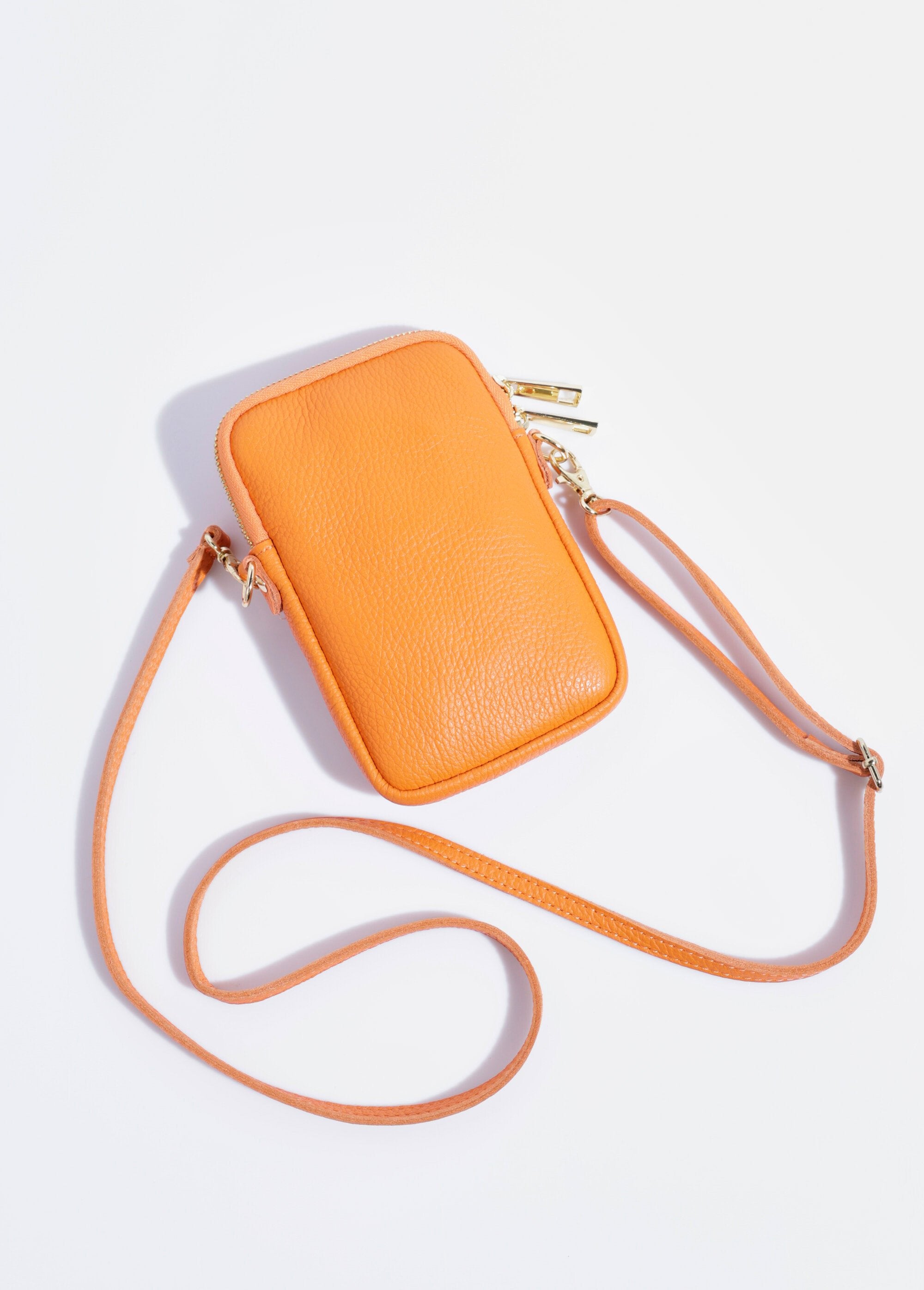 Funda_de_cuero_con_cremallera_para_teléfono_naranja_DO1_slim