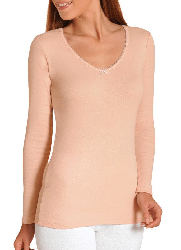 ®_Raison_d'être_-Camiseta_hidratante_de_manga_larga_Melocotón_FA1_slim