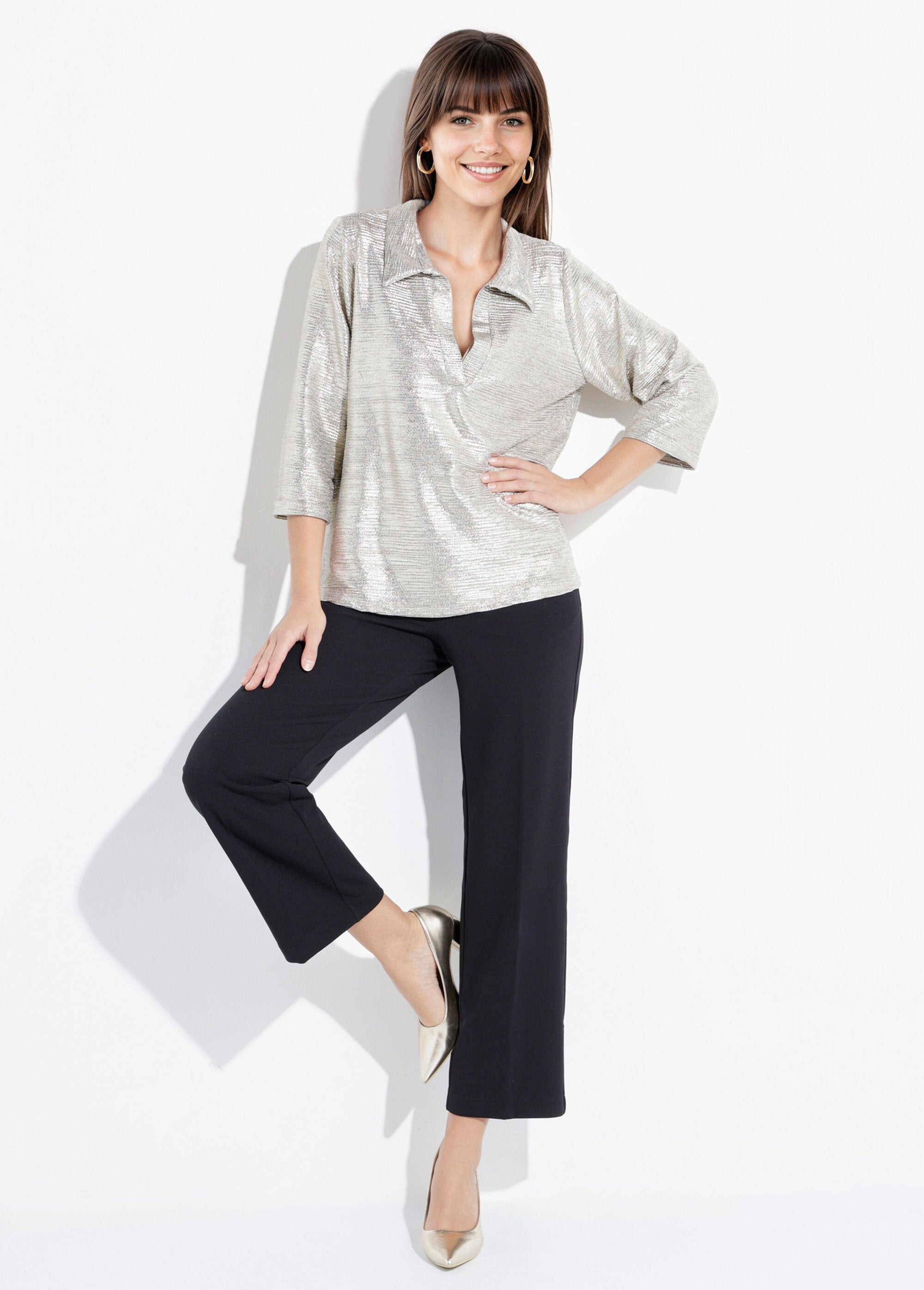 Túnica_brillante_con_escote_en_V_Dorado_SF1_slim