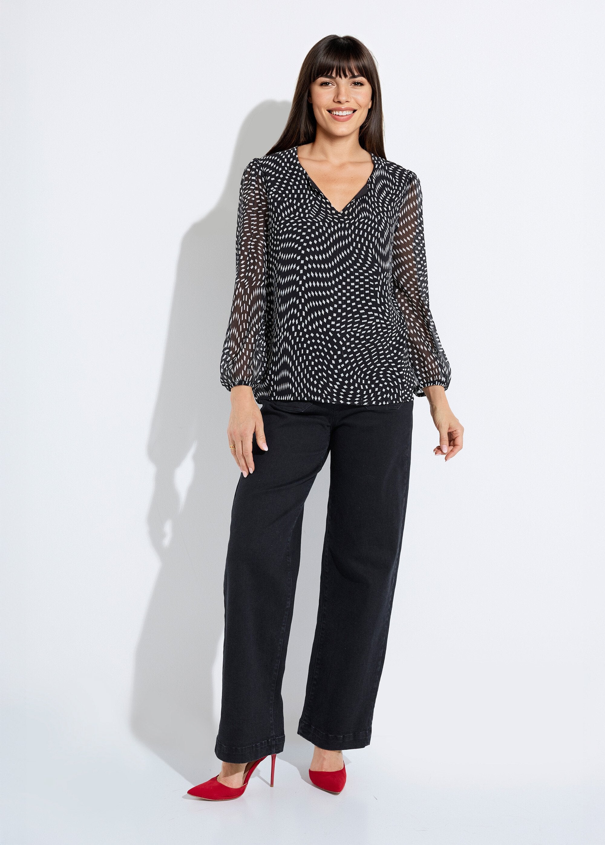 Túnica_de_voile_gráfica_de_manga_larga_En_blanco_y_negro_SF1_slim