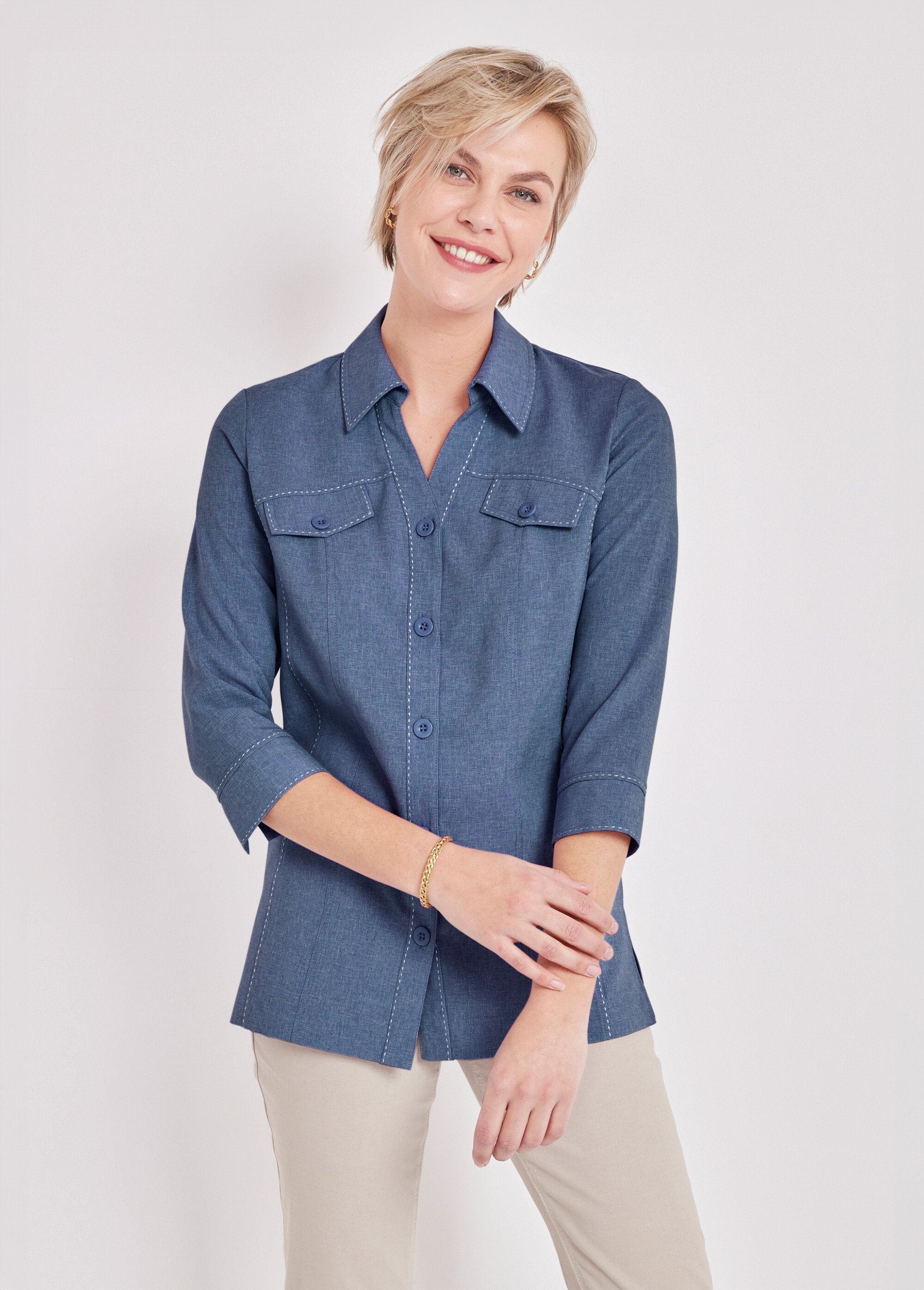 Chaqueta_larga_con_botones_Índigo_FA1_slim