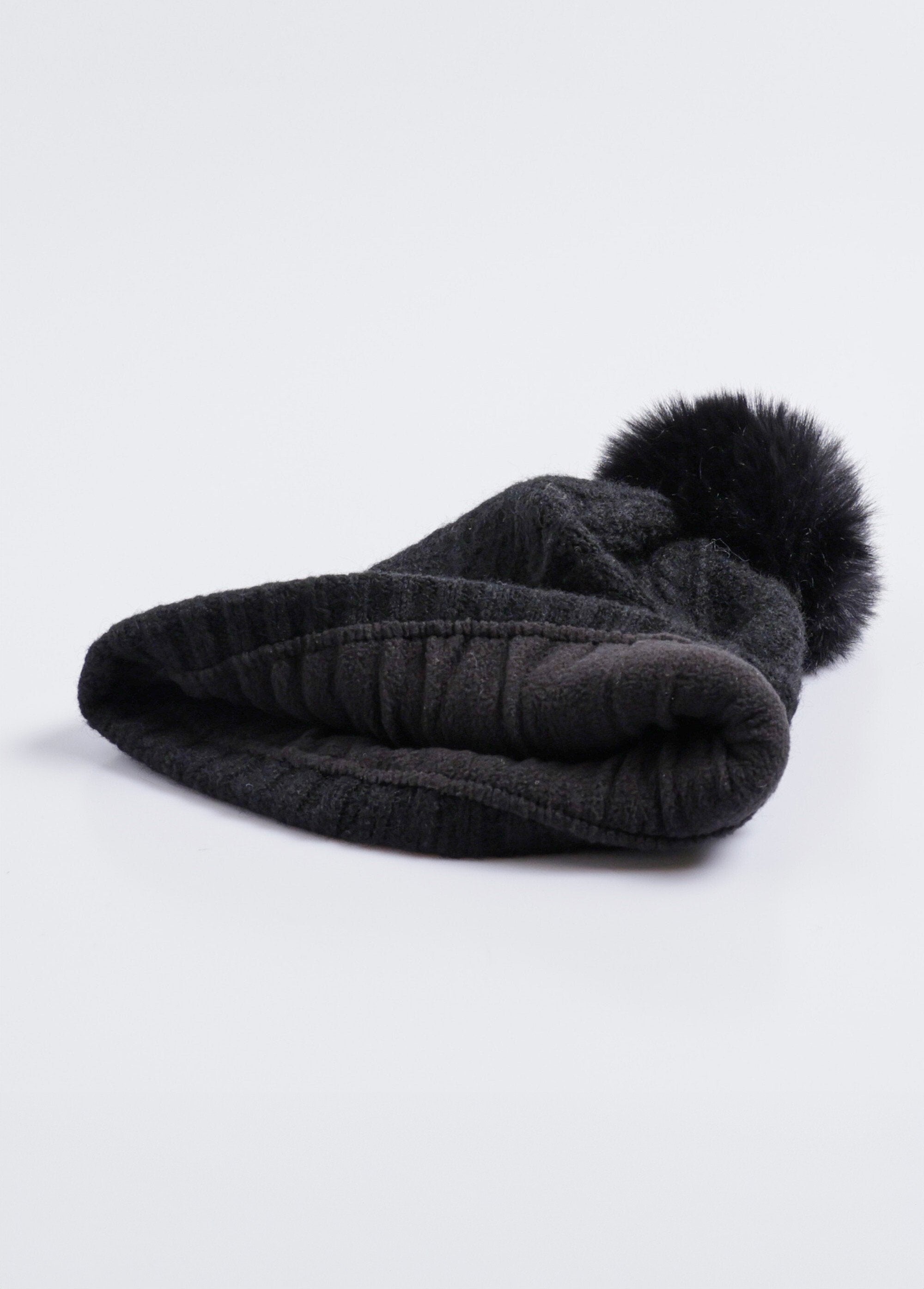 Gorro_de_lana_acanalada_con_pompón_Negro_DE1_slim