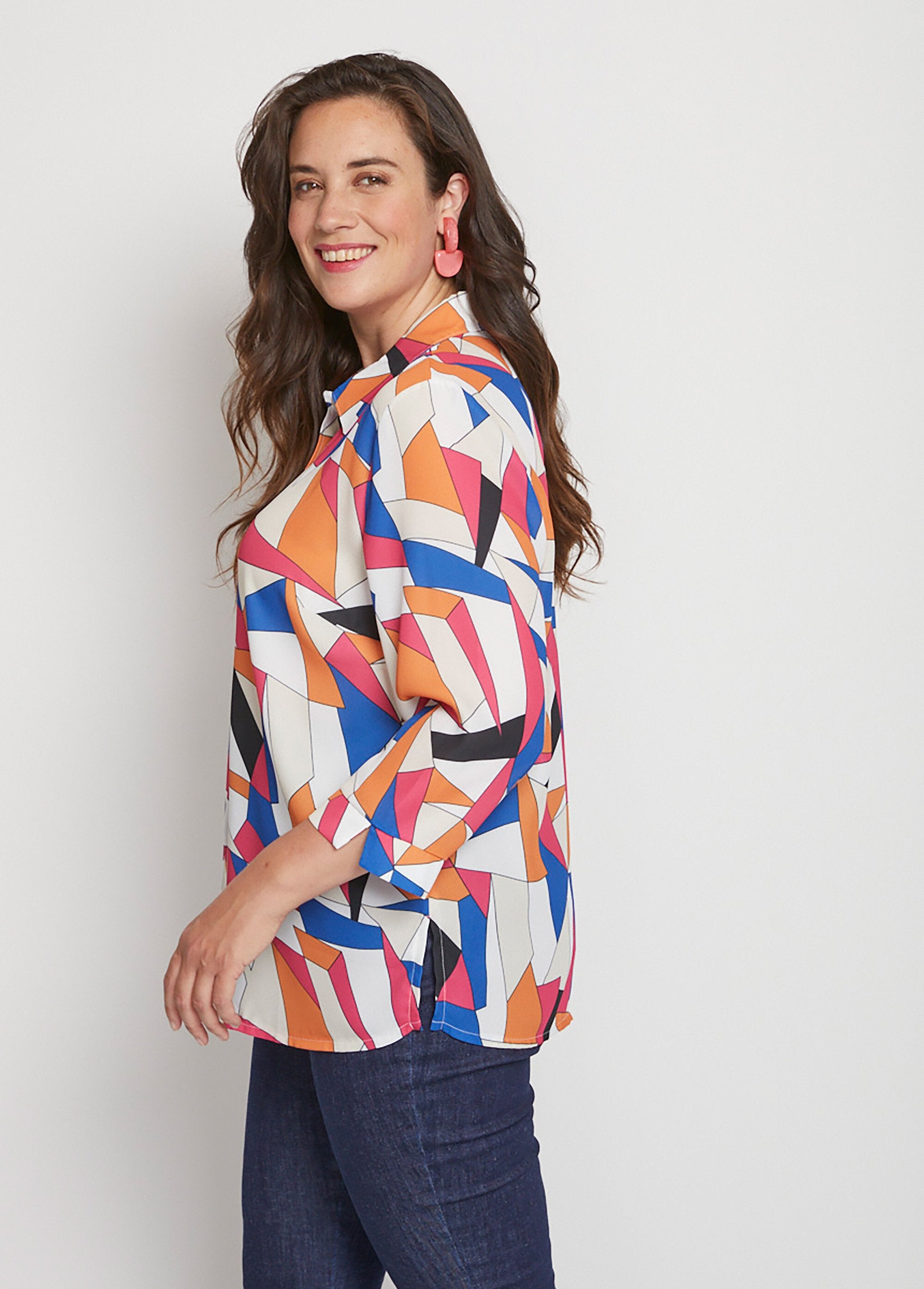 Blusa_con_estampado_gráfico_y_manga_3/4_Plano_DR1_curvy