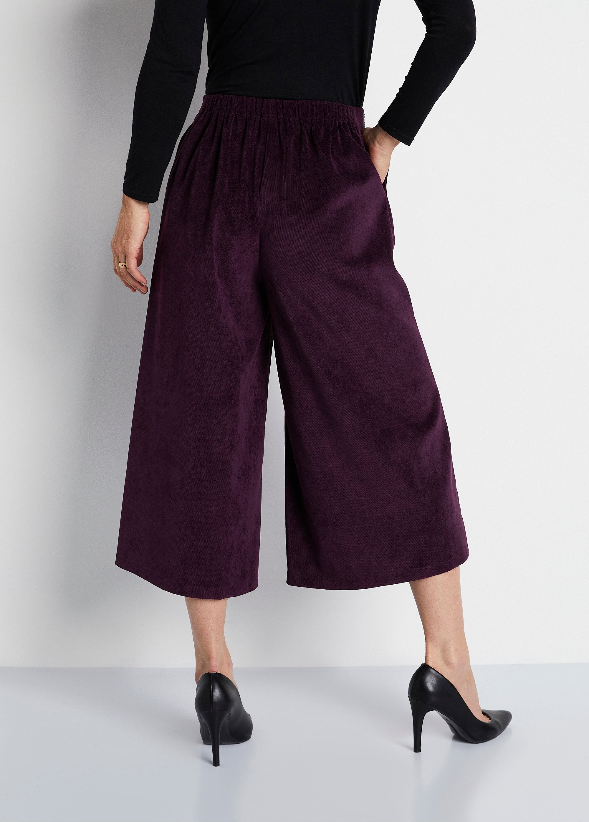 Pantalón_culotte_largo_milrayas_terciopelo_Ciruela_DO1_slim