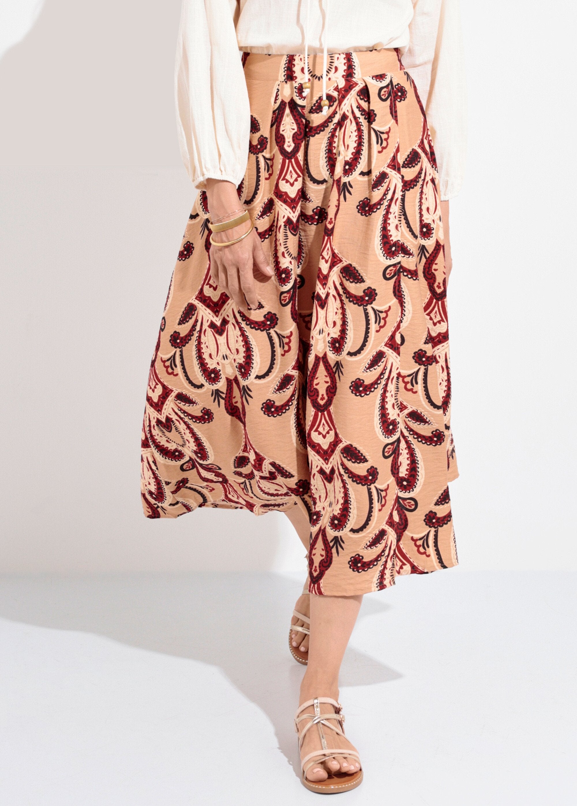 Jupe_longue_fluide_imprimé_cachemire_Beige_FA1_slim