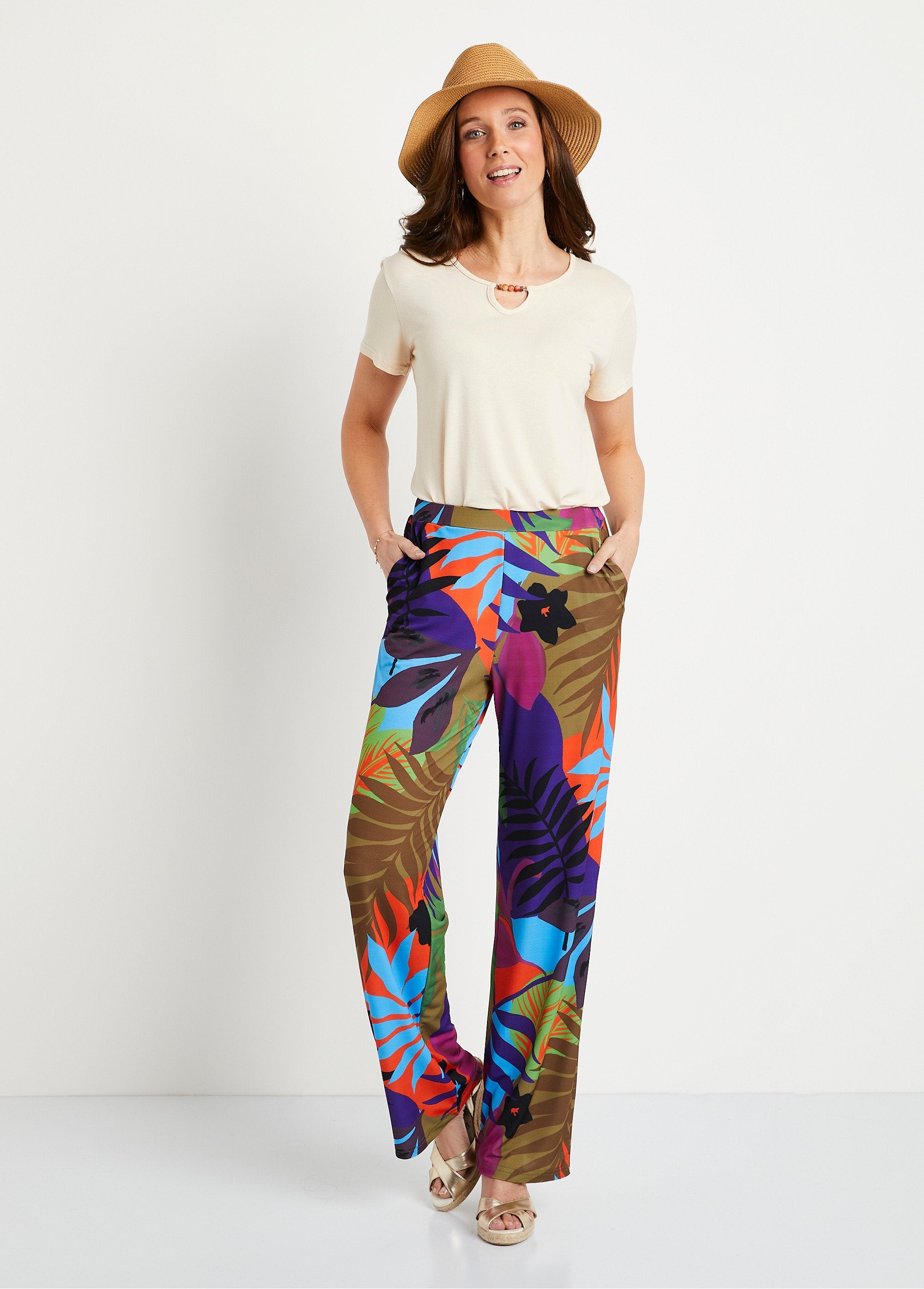 Pantalón_holgado_estampado_con_cintura_elástica_Multicolor_SF1_slim