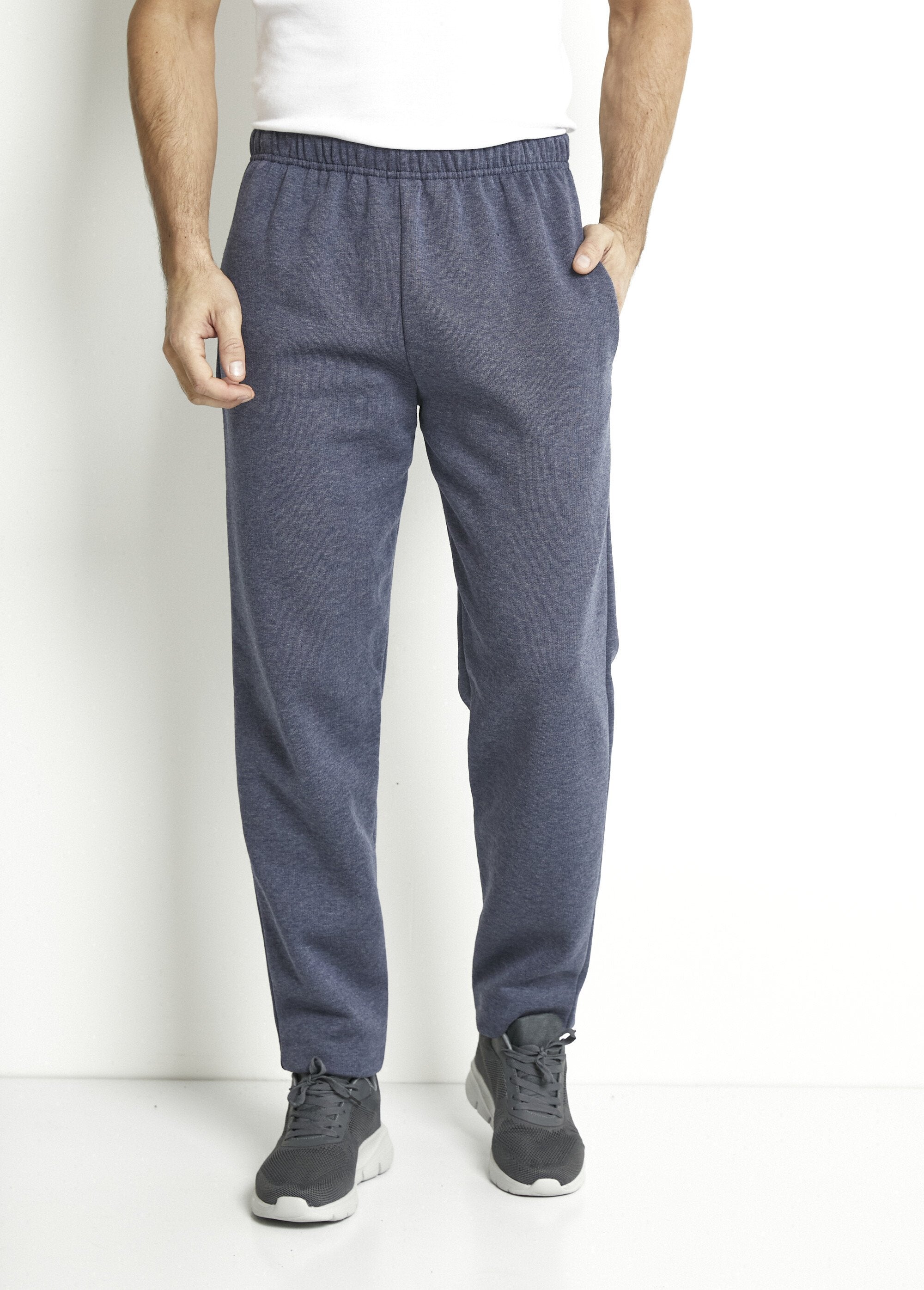 Pantalón_jogging_polar_con_cinturilla_elástica_Gris_azulado_FA1_slim