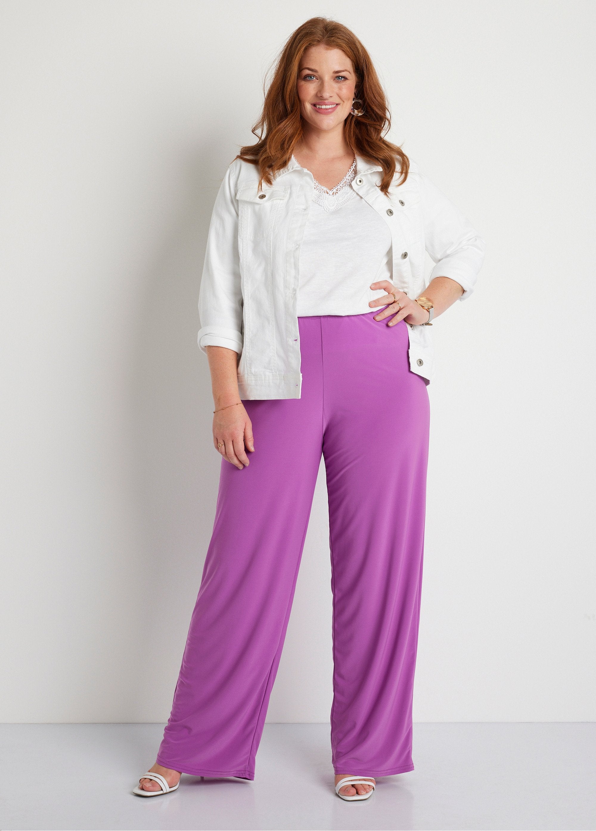 Pantalones_fluidos_de_malla_con_cintura_elástica_Morado_liso_SF1_curvy