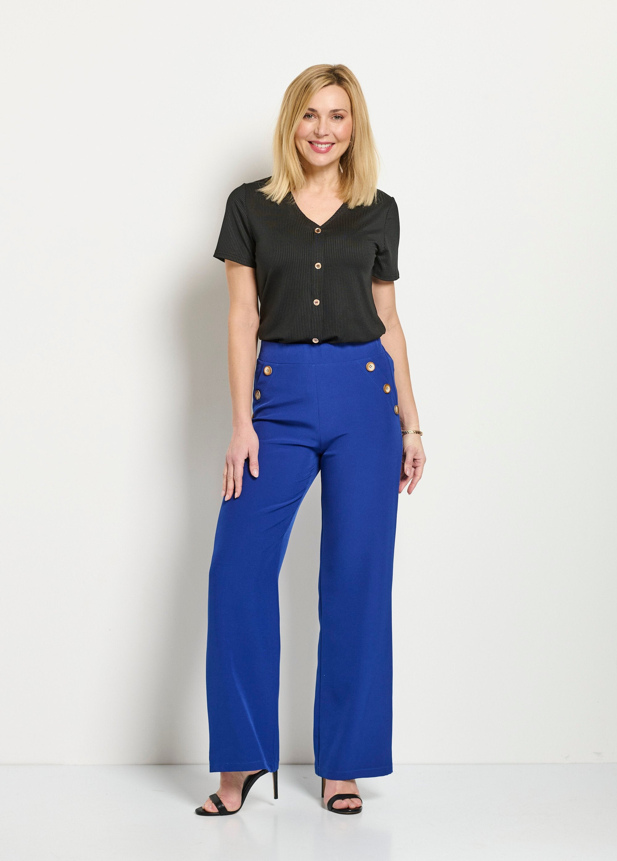 Pantalón_ancho_liso_con_cintura_semielástica_Azul_SF1_slim