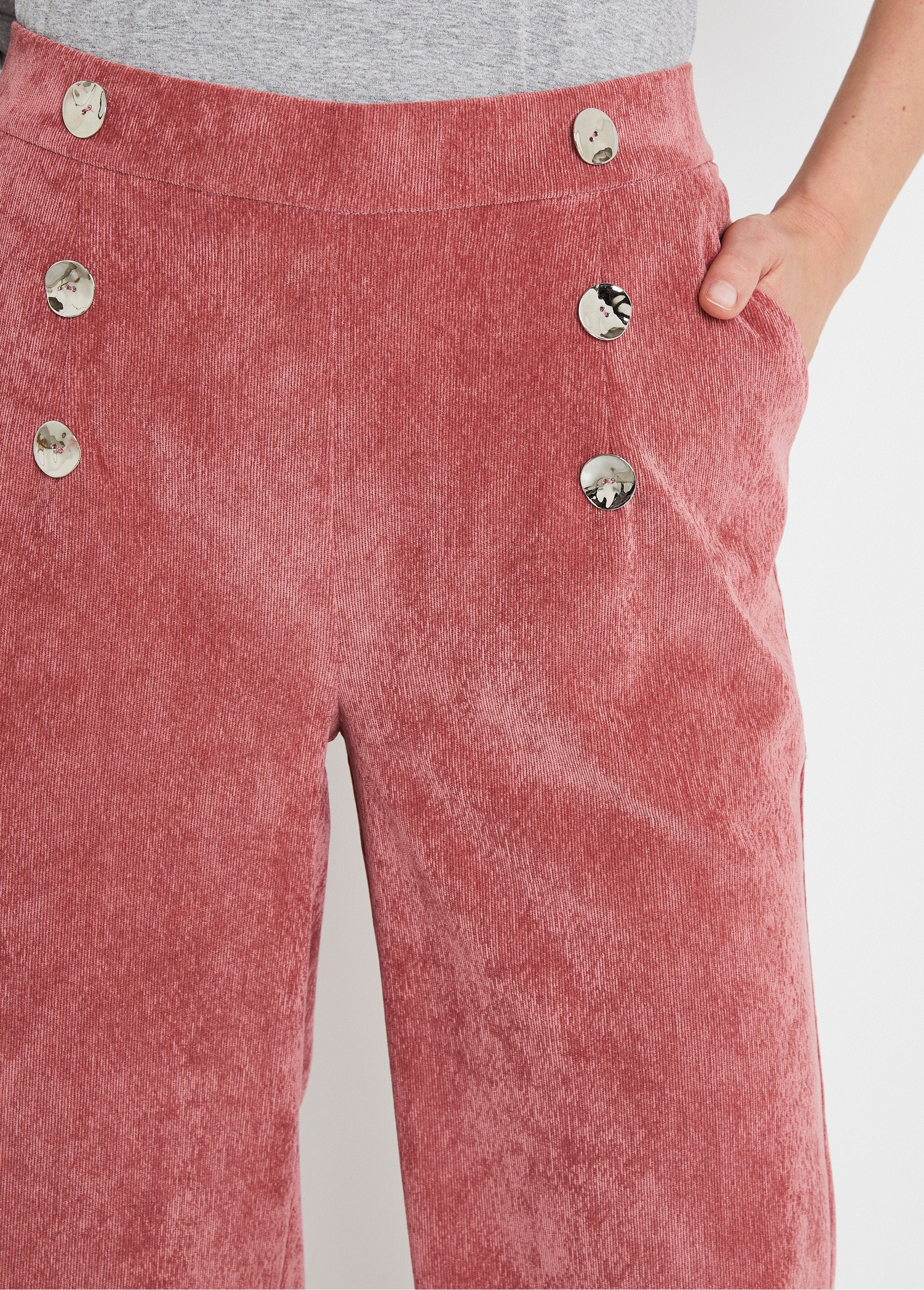 Pantalones_de_pata_ancha_en_terciopelo_milleraies_con_efecto_puente_Vieux_rose_DE1_slim