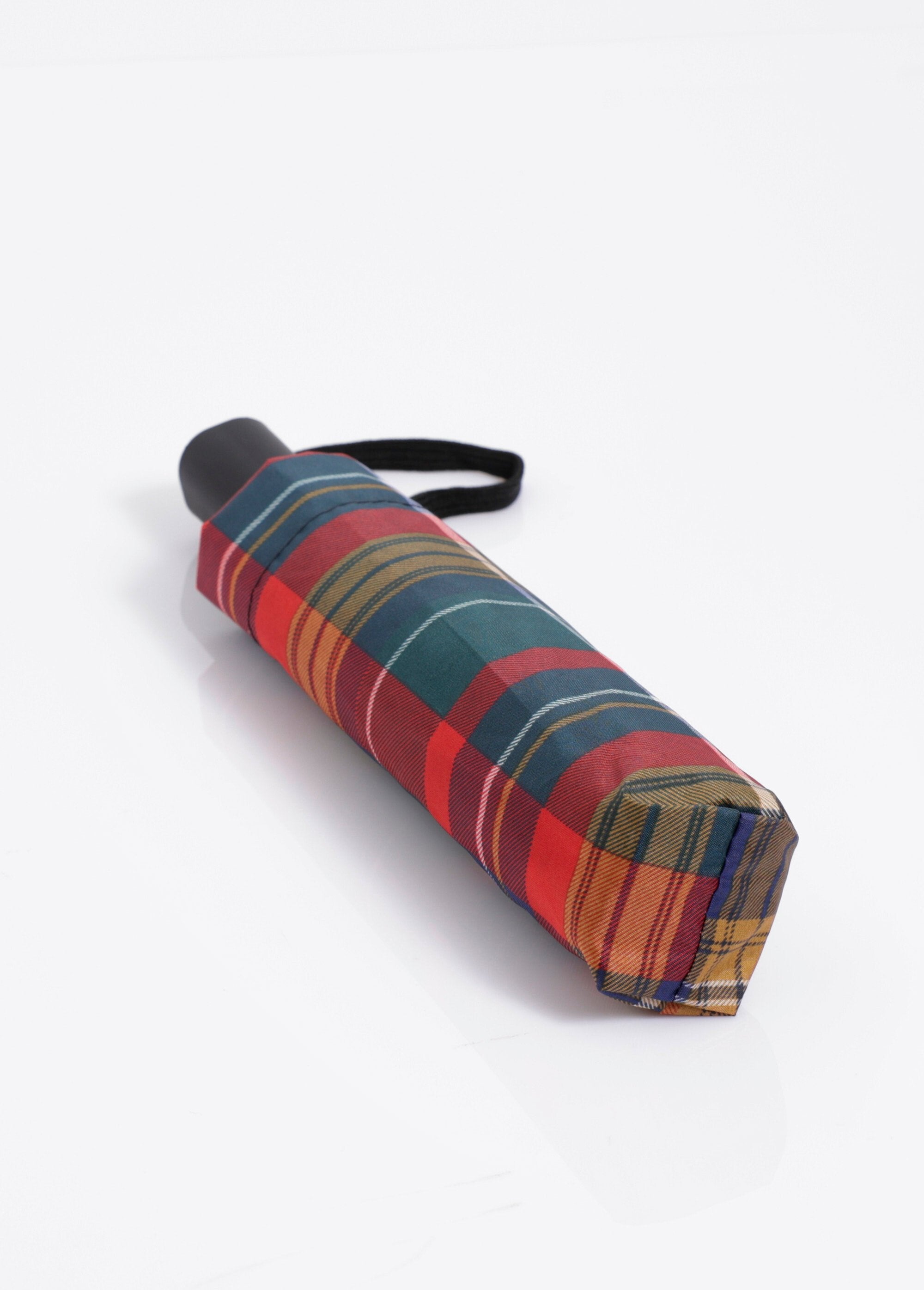 Paraguas_automático_con_estampado_de_cuadros_Rojo_FA1_slim