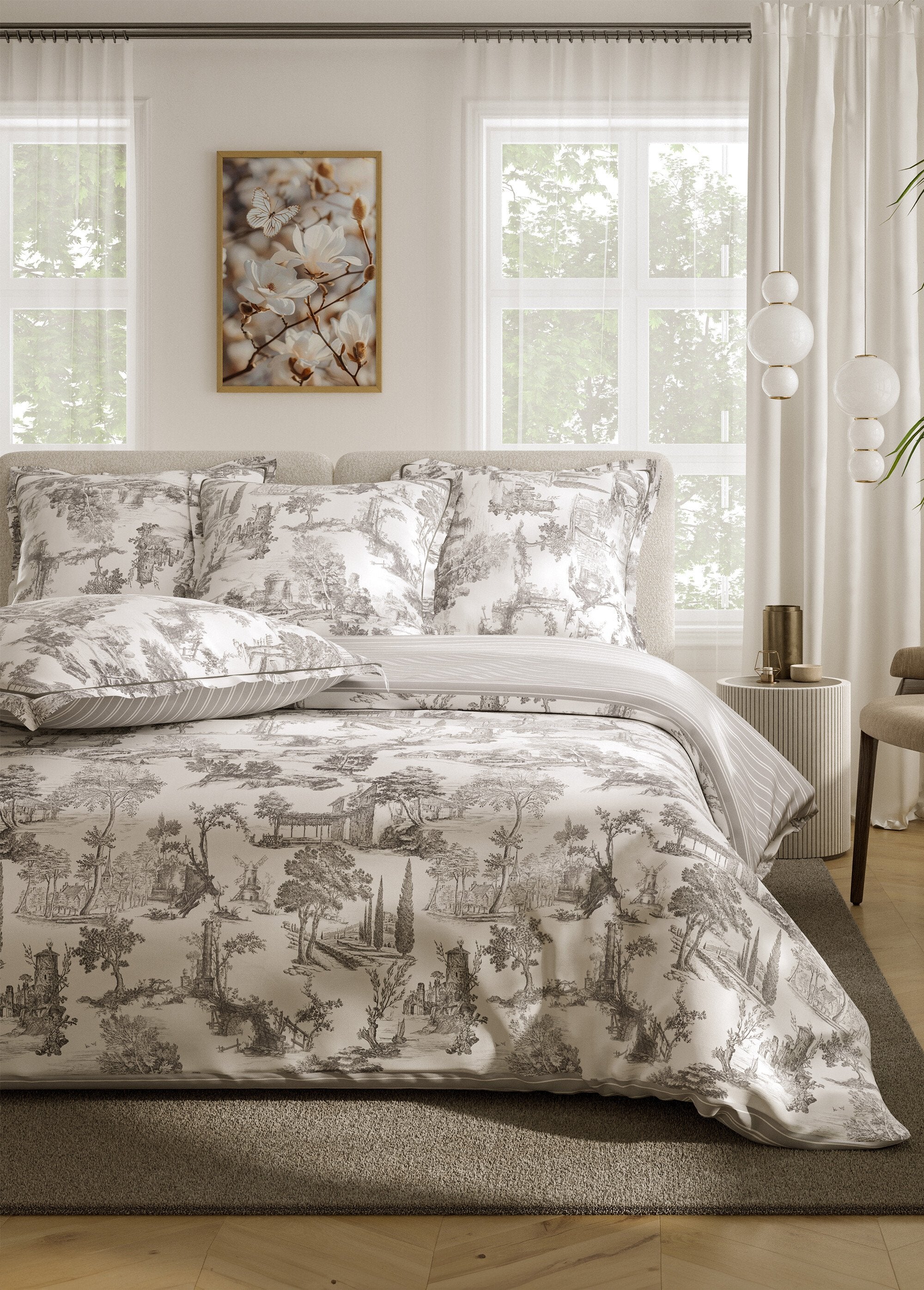 Juego_de_cama_de_percal_de_3_piezas_con_funda_nórdica,_color_ciprés_Gris_FA1_slim