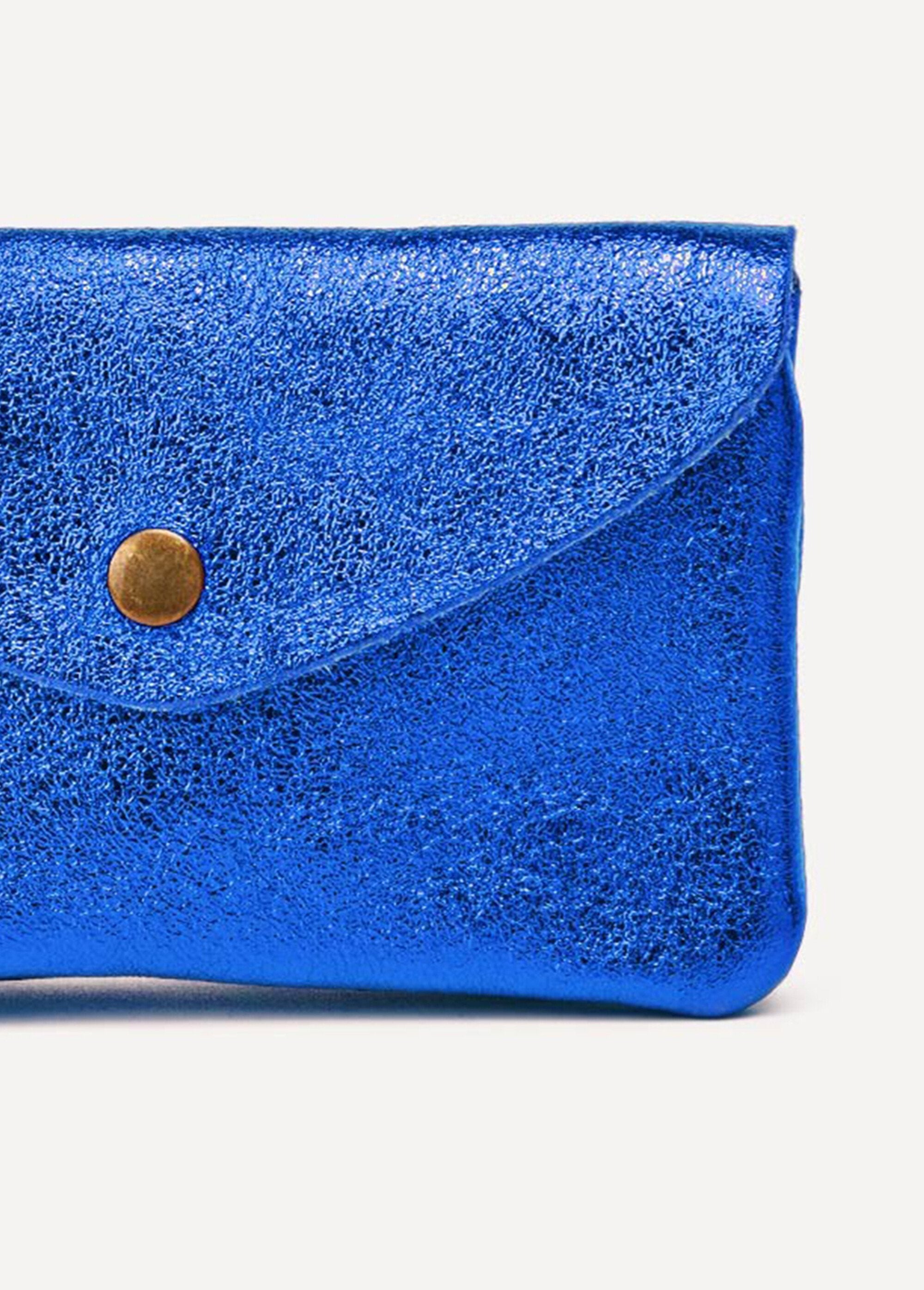 Cartera_de_piel_metalizada_Bleu_electrique_DE1_slim