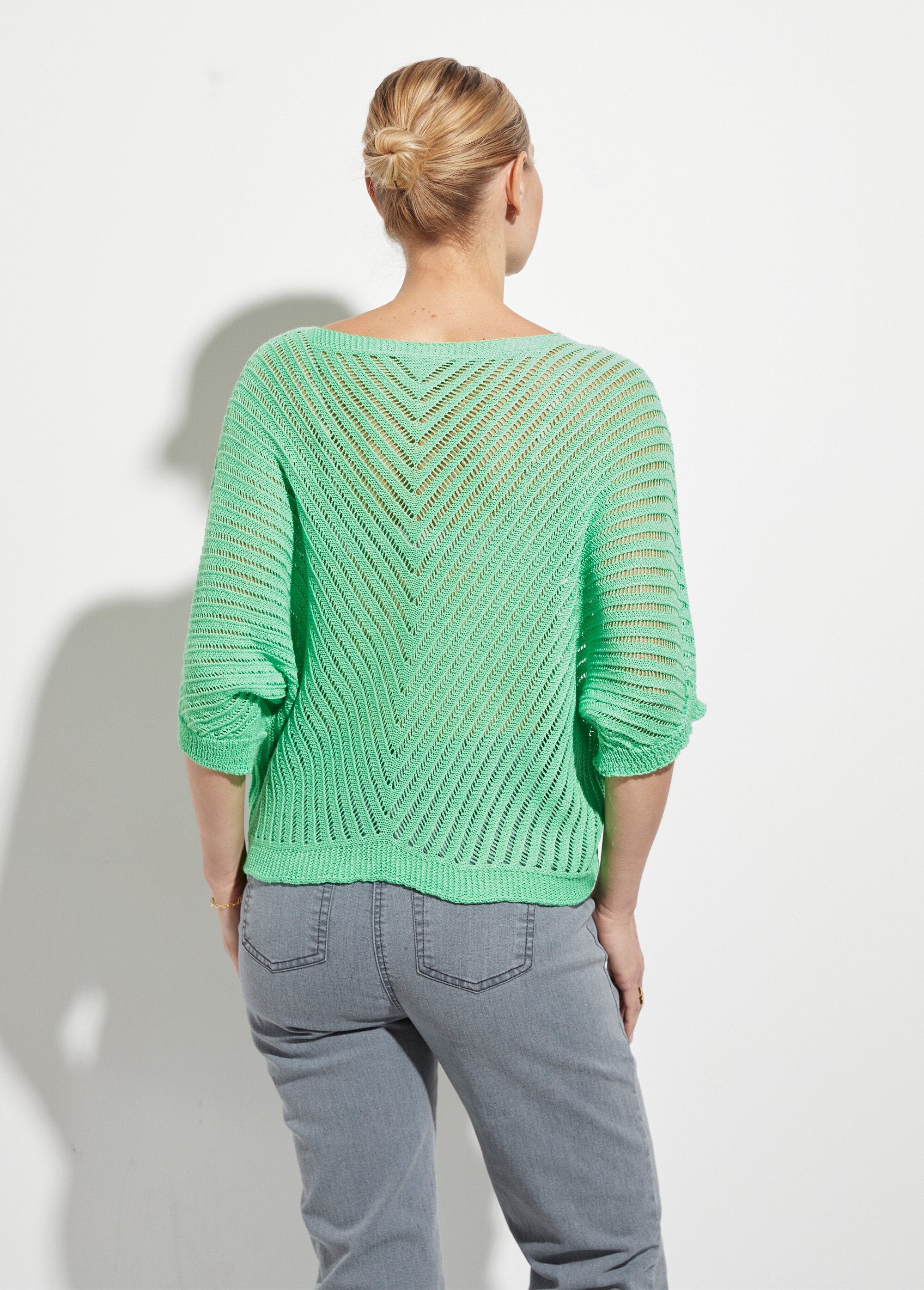 Suéter_de_punto_calado_con_mangas_de_murciélago_Verde_DO1_slim
