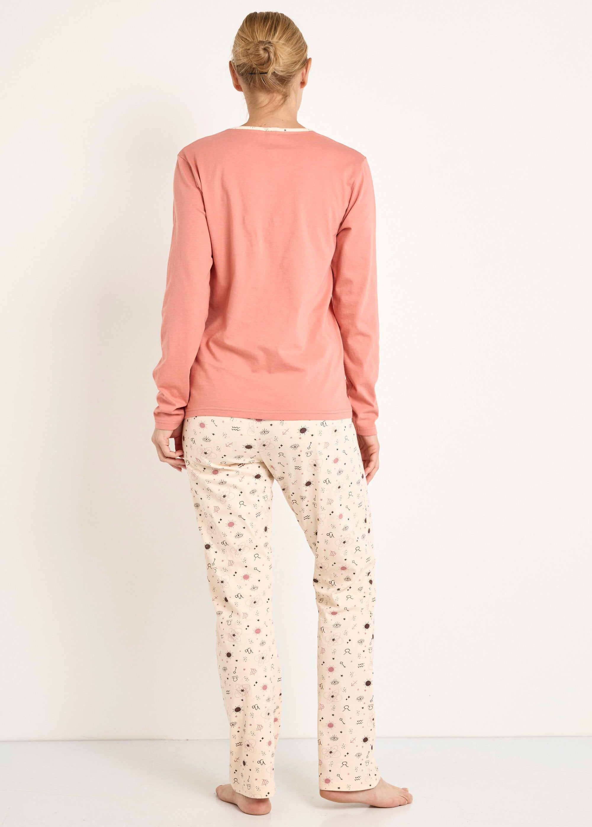 Pijama_de_algodón_de_manga_larga_Terracota_y_crudo_DO1_slim