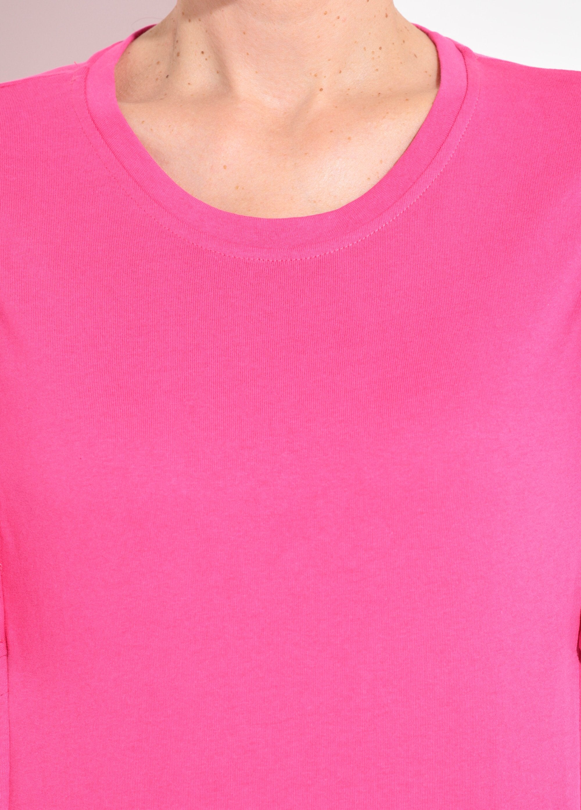 T-shirt_manches_courtes_volantées_ajourées_Fuchsia_DE2_slim